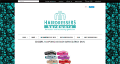 Desktop Screenshot of hairdressershardware.com.au